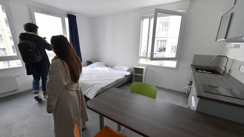Le Spot offre également 12 chambres pour 3 personnes, deux chambres familiales de 5 places et deux gîtes pouvant accueillir 4 personnes au 9e et dernier étage du bâtiment. © Rodolphe Delaroque