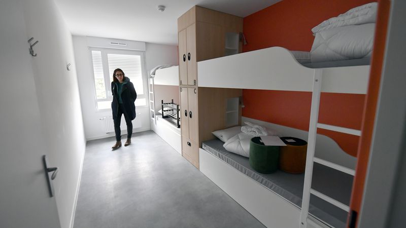 L'auberge de jeunesse propose 132 lits en dortoir, répartis sur quatre niveaux. Modernes et fonctionnels, ils sont réservables à partir de 24,5 € la nuit. © Rodolphe Delaroque