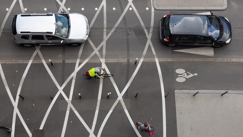 Vélo, voiture, transports en commun... la Métropole met en place des mesures tous azimuts pour accompagner les déplacements pendant les travaux dans le secteur du pont Anne-de-Bretagne © Jean-Félix Fayolle
