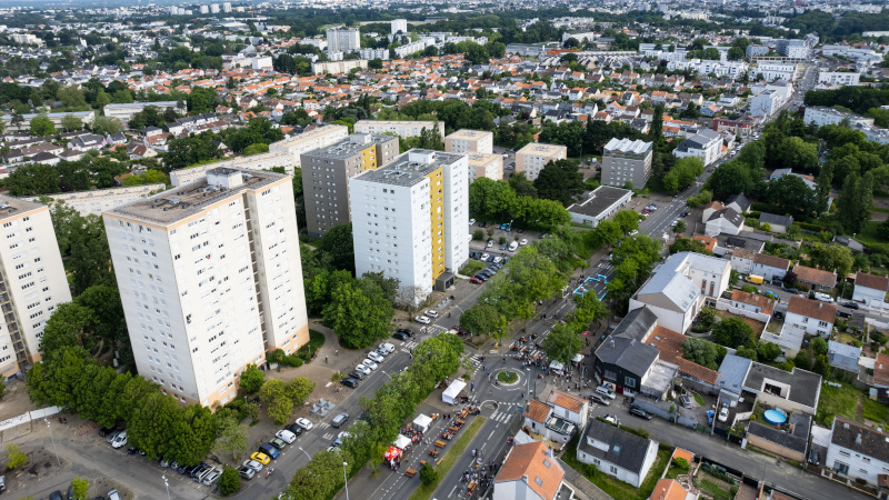Le secteur Chêne-des-Anglais, à Nantes Nord, va connaître d’importantes transformations urbaines © JF Fayolle pour Nantes Métropole