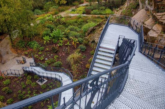 Image Ouverture de l’escalier géant du Jardin extraordinaire