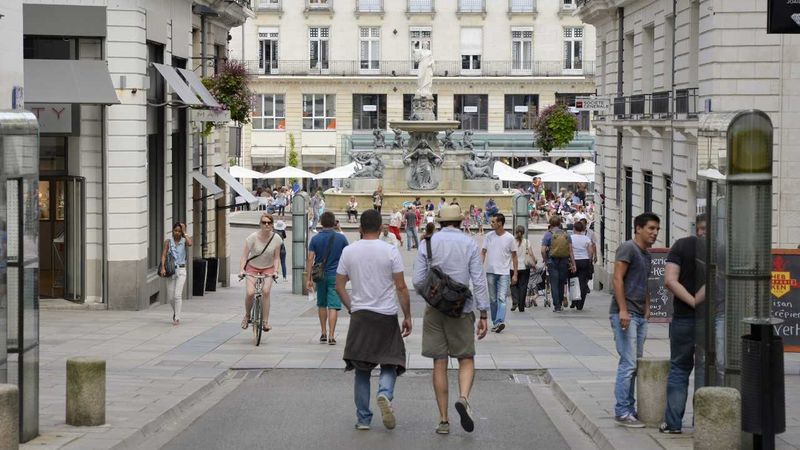 Les commerces du centre-ville de Nantes